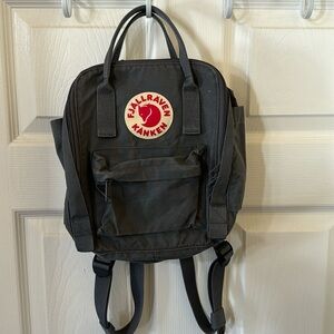 Fjallraven Kanken mini Backpack Small Gray Distressed